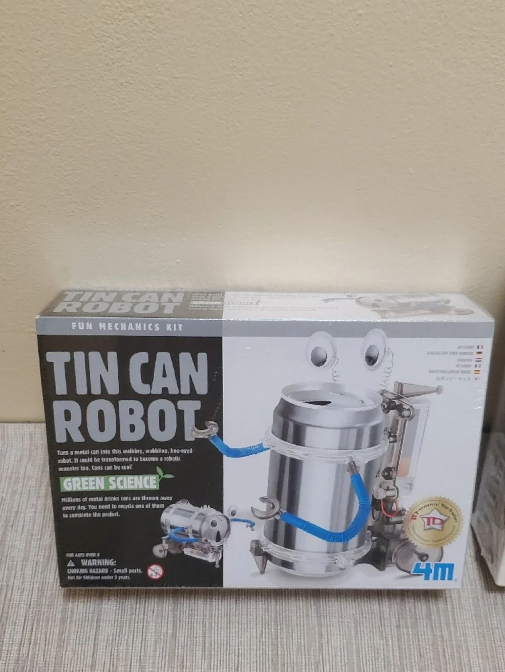 Green Science Potato Clock and Tin Can Robot Bundle